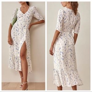 REFORMATION Nantes Dress in Marc, Size 0